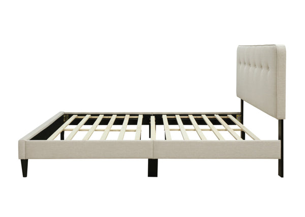 English Elm Full-Sized Upholstered Bed In A Box With Usb Charger - Modern Tufted Design For Ultimate Comfort B2699P230410