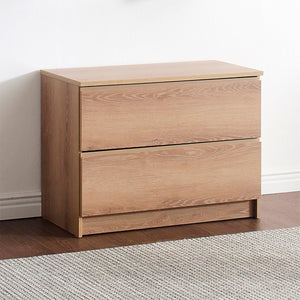 English Elm Devi Oak Wood Closet System – Modular Walk-In Organizer with Durable Melamine, Ample Storage & Easy Assembly B040P311959