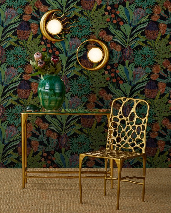 Currey & Company Muluk Wall Sconce - Vintage Elegance Meets Modern Design In Handcrafted Gold Leaf And Marble Finish Gold Metal ,Marble 5900-0059-currey-company