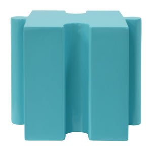 English Elm Christopher Knight Home® - Puzzle Art Side Table - Modular Light Blue Mgo Design For Indoor & Outdoor Use, Custom Configurations N770P347932L