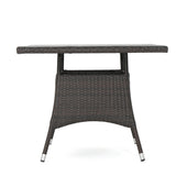 Christopher Knight Home® - Noble House - Corsica Multi Brown Pe Square Dining Table