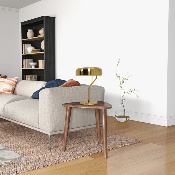 English Elm Ashcroft Furniture - High-Quality Hotel European Modern Table Lamp With Gold Accent & White Shade For Stylish Lighting B183P315111