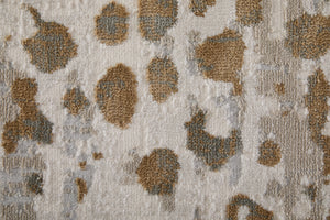 Feizy Rugs Waldor Modern Elegance High-low Pile Rug In Gold, Ivory & Gray - Perfect For Chic Home Decor Brown,Ivory,Tan Polypropylene,Polyester 7353837fbge000f05