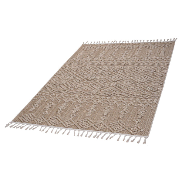 English Elm Loom Natural Traditional Area Rug 5X7 - Durable, Stain-Resistant For Indoor/Outdoor Use, Soft Pile B335P289612