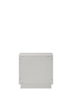 English Elm Esther Two Drawer Glam Nightstand with High Gloss Lacquered Mdf Finish for Modern Bedrooms B2756P493475