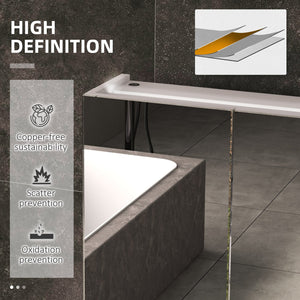 English Elm Kleankin Lighted Medicine Cabinet With Usb Charge, Adjustable Shelves & Soft-Close Doors For Bathrooms W2225P217015