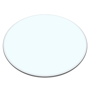 English Elm Size:48.03 Round Tempered Glass Table Top Polished Edges Dining Room Surface W1151P329686