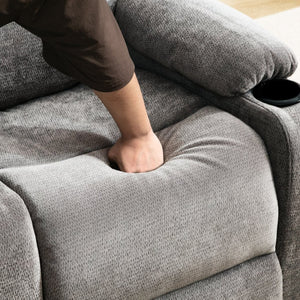 English Elm Infinite Power Lift Recliner with Massage Heat Usb Port and Cup Holders for Seniors W5029P388738