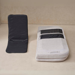 English Elm Convertible Fold-Out Double Sofa Bed with Thick Cushioning, Adjustable Backrest & Space-Saving Design White W244S00005