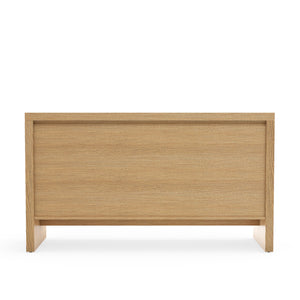 Origins Flo Collection 6-drawer Dresser: Timeless Mahogany And Oak Veneer Storage Solution For Your Bedroom Natural Mahogany Solids & Oak Veneer 8700nat-03