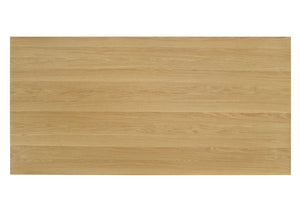 English Elm Einar Rectangular Natural Finish Dining Table with Double Pedestals, 37mm Top, 29" Clearance B2726S00378