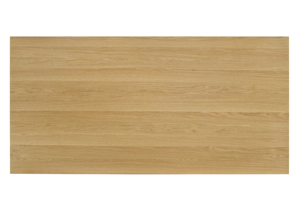 English Elm Einar Rectangular Natural Finish Dining Table with Double Pedestals, 37mm Top, 29" Clearance B2726S00378