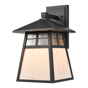 Cottage 15'' High 1-Light Outdoor Sconce - Matte Black 87051/1 Elk Lighting