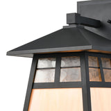 Cottage 15'' High 1-Light Outdoor Sconce - Matte Black 87051/1 Elk Lighting