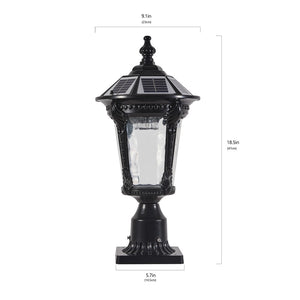 English Elm Retro Solar Lantern Dimmable Led Pathway Light Auto Dusk Dawn Outdoor Garden W1340P181986