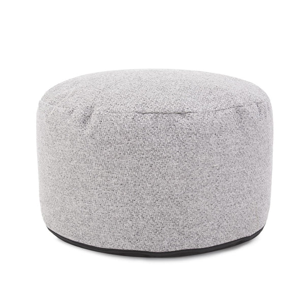 Howard Elliott Round Foot Pouf - Bold Leopard Print Design In Dynamic Colors For Modern And Stylish Interiors Gray 100% Polyester 871-1285-howard-elliott