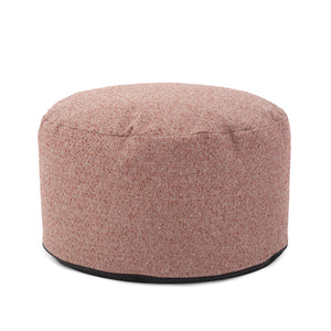 Howard Elliott Round Foot Pouf - Bold Leopard Print Design In Dynamic Colors For Modern And Stylish Interiors Pink 100% Polyester 871-1289-howard-elliott
