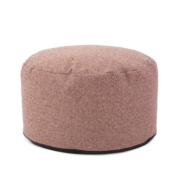 Howard Elliott Round Foot Pouf - Bold Leopard Print Design In Dynamic Colors For Modern And Stylish Interiors Pink 100% Polyester 871-1289-howard-elliott