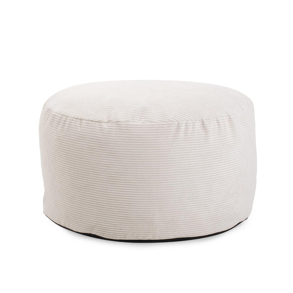 Howard Elliott Short Pouf: Luxurious Hand-sewn Faux Fur With Unique Ribbed Design For Ultimate Comfort And Style Brown 88% Poly,12% Nylon 871-1345-howard-elliott
