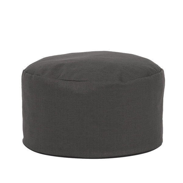 Howard Elliott Foot Pouf Luxurious Faux Fur Ottoman – Stylish Multi-functional Seating And Footrest For Any Room Gray 100% Polyester 871-201-howard-elliott