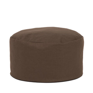 Howard Elliott Foot Pouf Luxurious Faux Fur Ottoman – Stylish Multi-functional Seating And Footrest For Any Room Brown 100% Polyester 871-202-howard-elliott