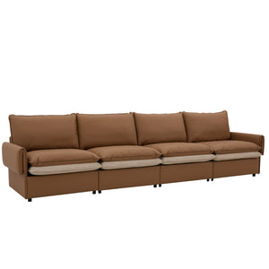 English Elm Modern Oversized Armchair - Stylish Accent Chair With Dual-Sided Upholstery For Versatile Comfort W2997P294043