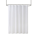 Madison Park Anna Shabby Chic Sheer Shower Curtain MP70-5783 White