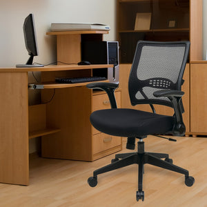 OSP Home Furnishings Professional Airgrid Mesh Manager Chair with Lumbar Support and Ergonomic Synchro Tilt 67-37N1G5
