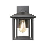 Solitude 11'' High 1-Light Outdoor Sconce - Matte Black 87130/1 Elk Lighting