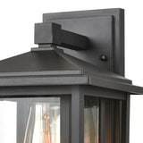 Solitude 11'' High 1-Light Outdoor Sconce - Matte Black 87130/1 Elk Lighting