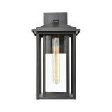 Solitude 15'' High 1-Light Outdoor Sconce - Matte Black 87133/1 Elk Lighting