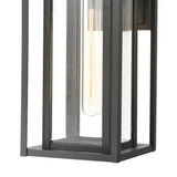 Solitude 15'' High 1-Light Outdoor Sconce - Matte Black 87133/1 Elk Lighting