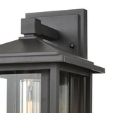 Solitude 15'' High 1-Light Outdoor Sconce - Matte Black 87133/1 Elk Lighting