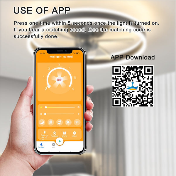 English Elm Ceiling Fan with Lights Dimmable LED Black Finish, 5 Smoke Ash Blades, DC Motor 6-Speed Remote Timer W1340P176451