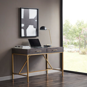 Martha Stewart Sharkey Modern/Contemporary Desk MT122-0092 Morocco/Gold