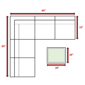 English Elm Fully Assembled 6-Piece Modular Wicker Patio Furniture Set With Cushions For Relaxing Outdoors B120S00094