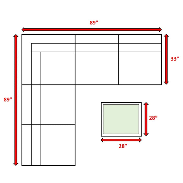 English Elm Fully Assembled 6-Piece Modular Wicker Patio Furniture Set With Cushions For Relaxing Outdoors B120S00094