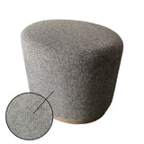 Chapel Hill Zoe  Oval Accent Ottoman CH101-0053 Navy/Beige