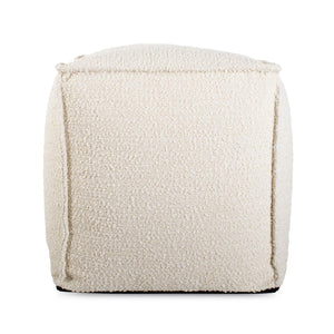 Howard Elliott Square Pouf Ottoman – Versatile Footrest Or Extra Seating With Overstuffed Comfort & Easy Care Cover Brown 100% Polyester 873-1266-howard-elliott