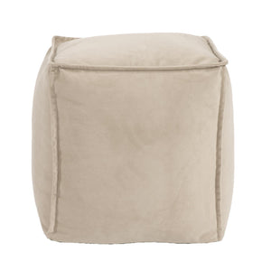 Howard Elliott Square Pouf Ottoman – Versatile Footrest Or Extra Seating With Overstuffed Comfort & Easy Care Cover Brown 100% Polyester 873-224-howard-elliott