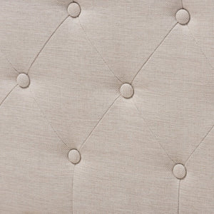 Baxton Studio Baxton Studio Amaya Light Beige Fabric Queen Daybed - Modern Elegance for Guest Rooms & Cozy Spaces CF8825-C-Light Beige-Daybed-Q