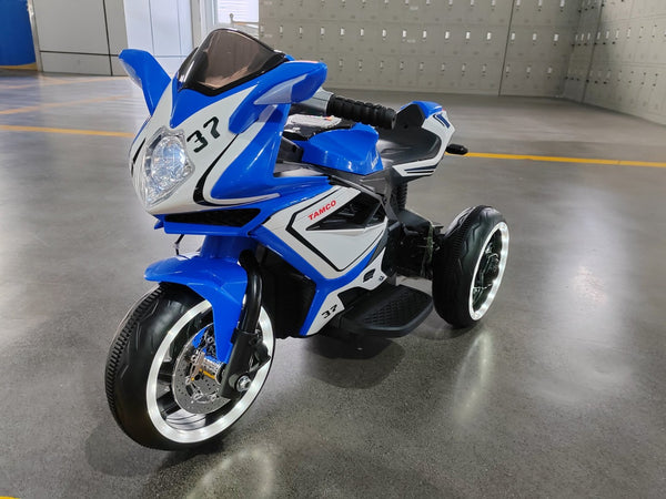 English Elm 6v Kids Ride on Motorcycle with Led Wheel Lights Mp3 Player and Easy Start for Toddlers W1760110306