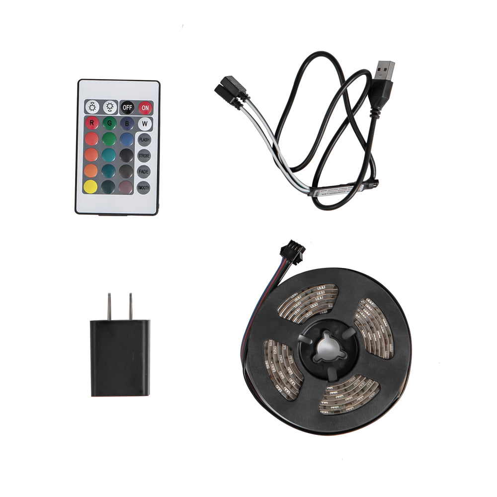 English Elm Floating TV Stand Wall Mounted 63" Modern Wood Floating TV Cabinet with 16-Color LEDs, Cable Management, Large Storage and Easy Install W1321P330270