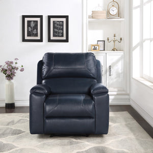 OSP Home Furnishings Santiago Recliner  Navy