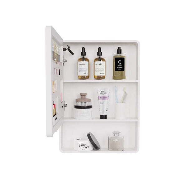 English Elm Led Medicine Cabinet with Anti-fog Mirror Warm Lighting Aluminum Wall Mount Bathroom W3083P451436