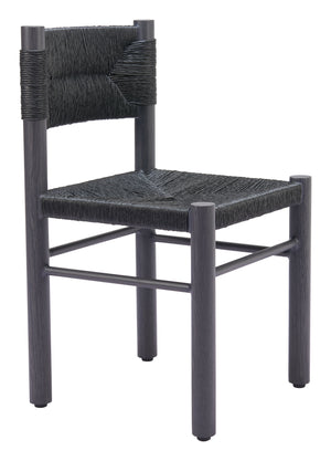 Iska Dining Chair - Set of 2 Black 704049 Zuo Modern