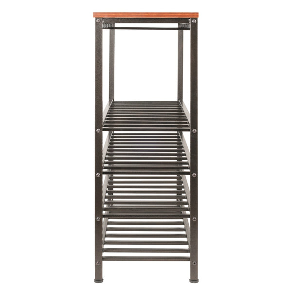 Winsome Wood Michelle 48-bottle Wine Rack In Antique Bronze – Stylish Glass Storage For Wine Lovers & Entertainers Antique Bronze Composite Wood ,Metal 87438-winsome-wood