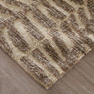 Feizy Rugs Colton Tribal Animal Print Accent Rug with High Low Pile for Modern Interiors 3'6" x 5'6" 8748A54FTPE000C50