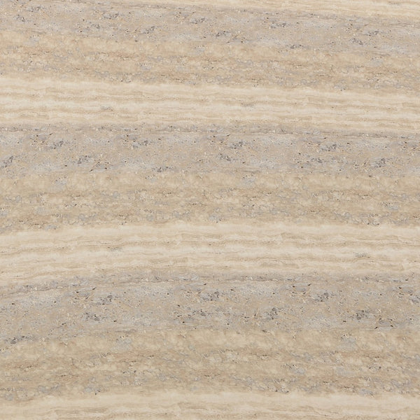 Meridian Furniture Catania Fluted Concrete Coffee Table with Art Deco Sculptural Design for Indoor Outdoor Use Travertine 874Travertine-CT