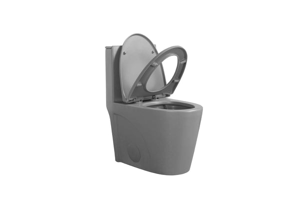 English Elm Toilet Floor Bolt Cap Set Polished Covers for a Clean Finished Bathroom Base Grey W1920P224477